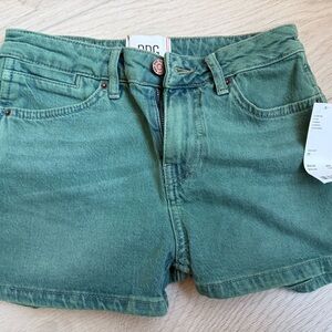 BDG Teal-Green Denim Women's Shorts